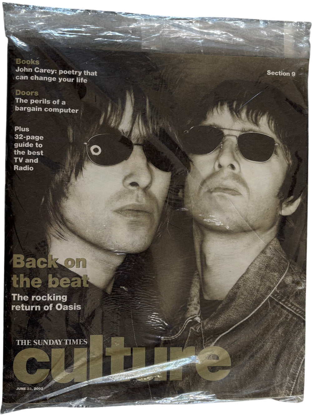 Sunday Times Magazine June 23 2002 Oasis Return Feature (with CD) - Think Vintage Online Ltd