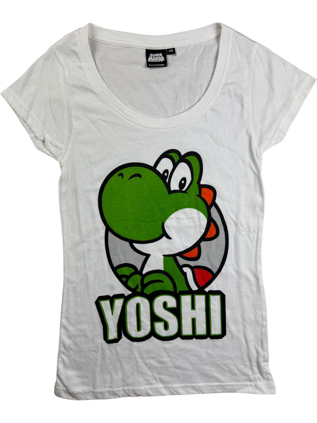 Super Mario Yoshi White T-Shirt - XS