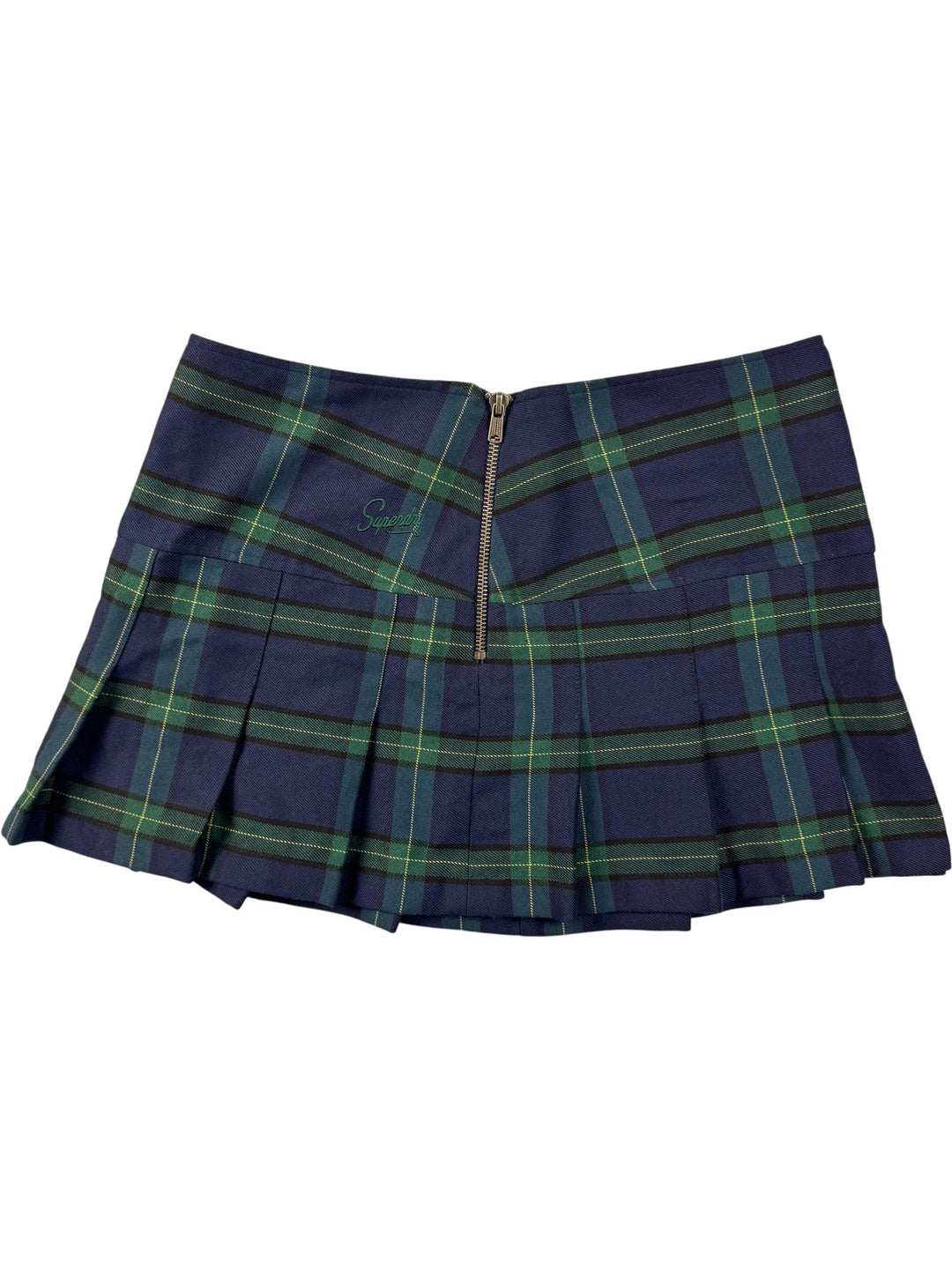Superdry Plaid Pleated Skirt - W28