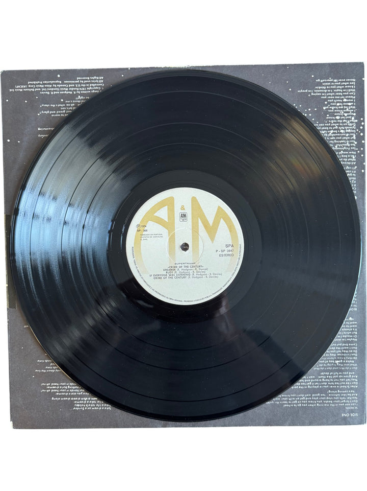 Supertramp Crime Of The Century Vinyl Record - Fair - Think Vintage ltd