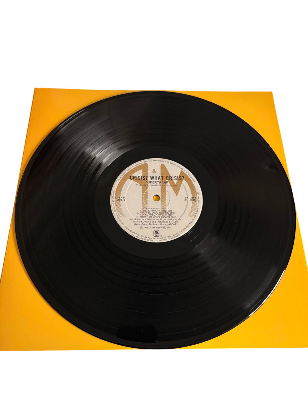 Supertramp Crisis? What Crisis? Vinyl Record - Good - Think Vintage ltd