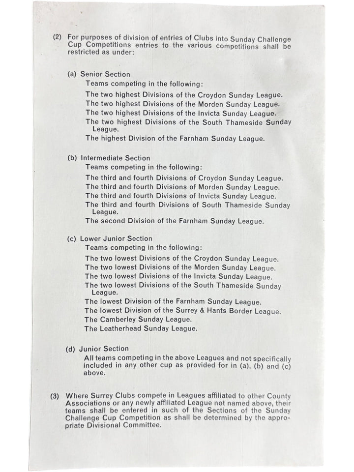 Surrey County FA Referee Advice and Forms Collectable Set - Think Vintage