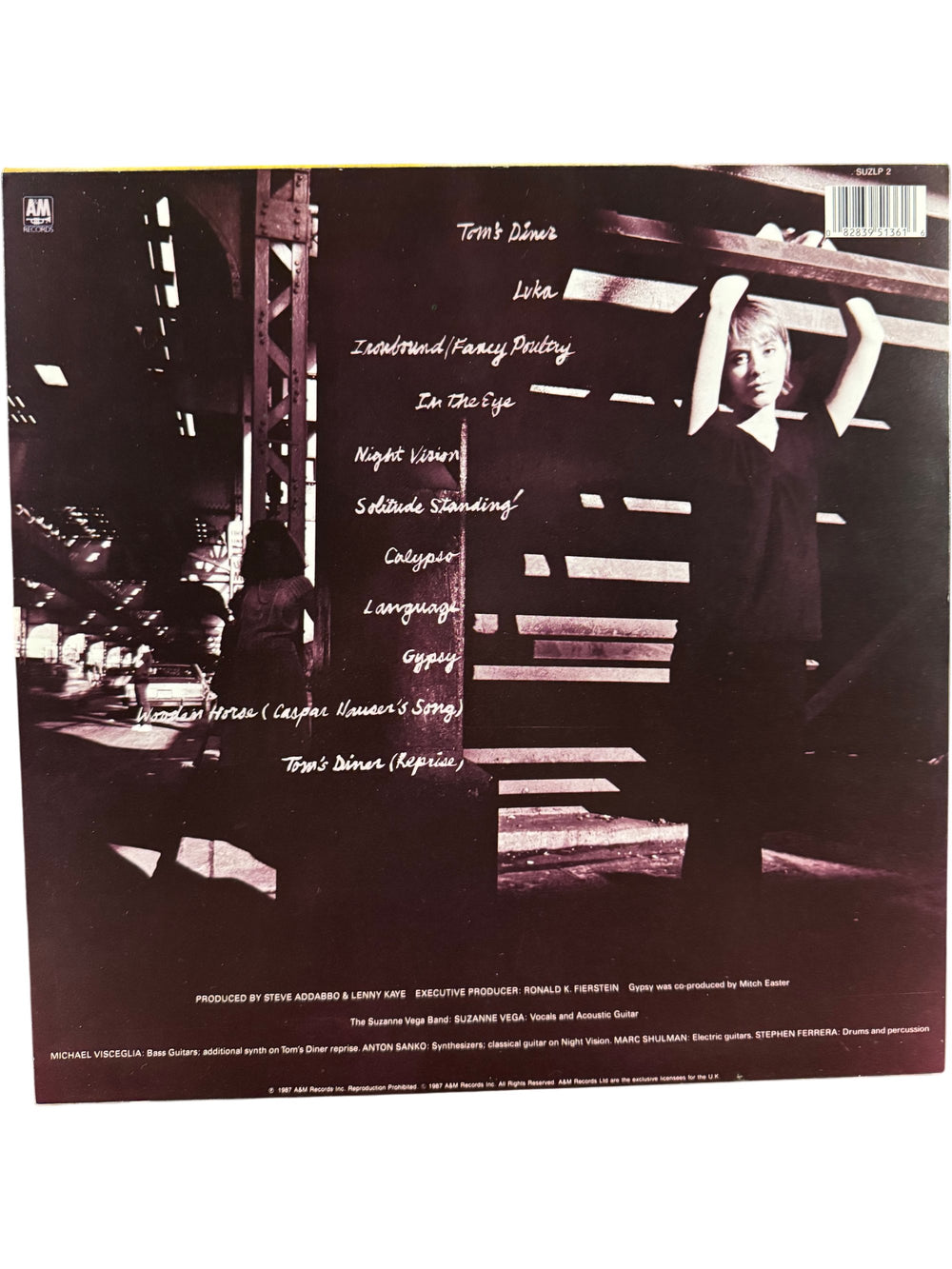 Suzanne Vega Solitude Standing Vinyl Record - Think Vintage