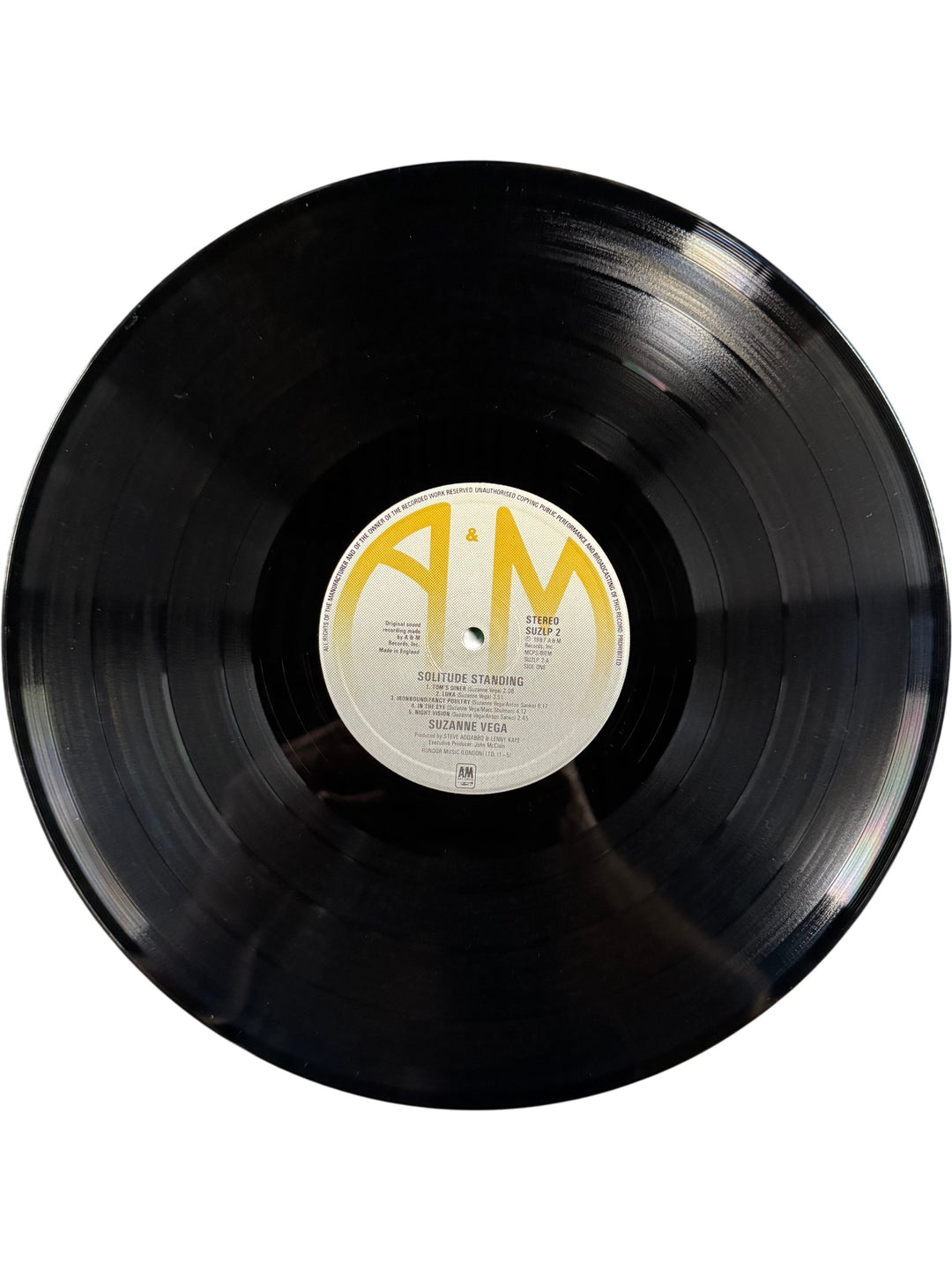 Suzanne Vega Solitude Standing Vinyl Record - Think Vintage