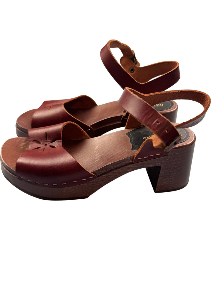 Swedish Hasbeens Leather Sandals - UK 4 - Think Vintage