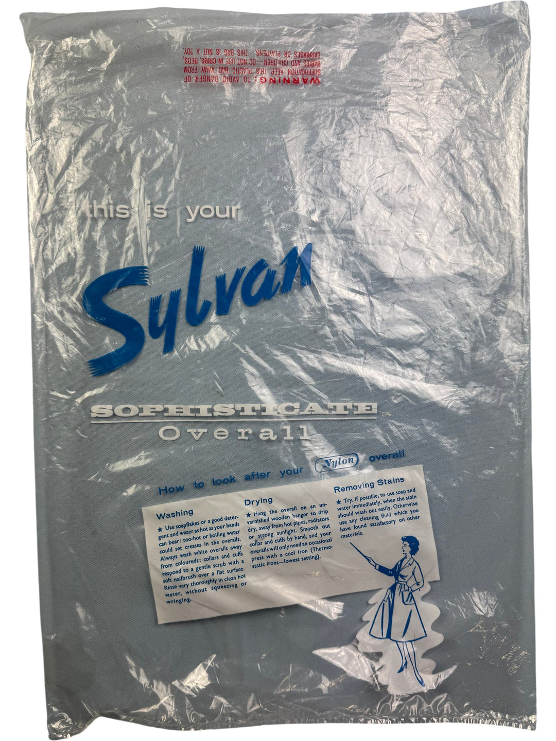 Sylvan Blue Nylon Overall - S - Think Vintage Online Ltd