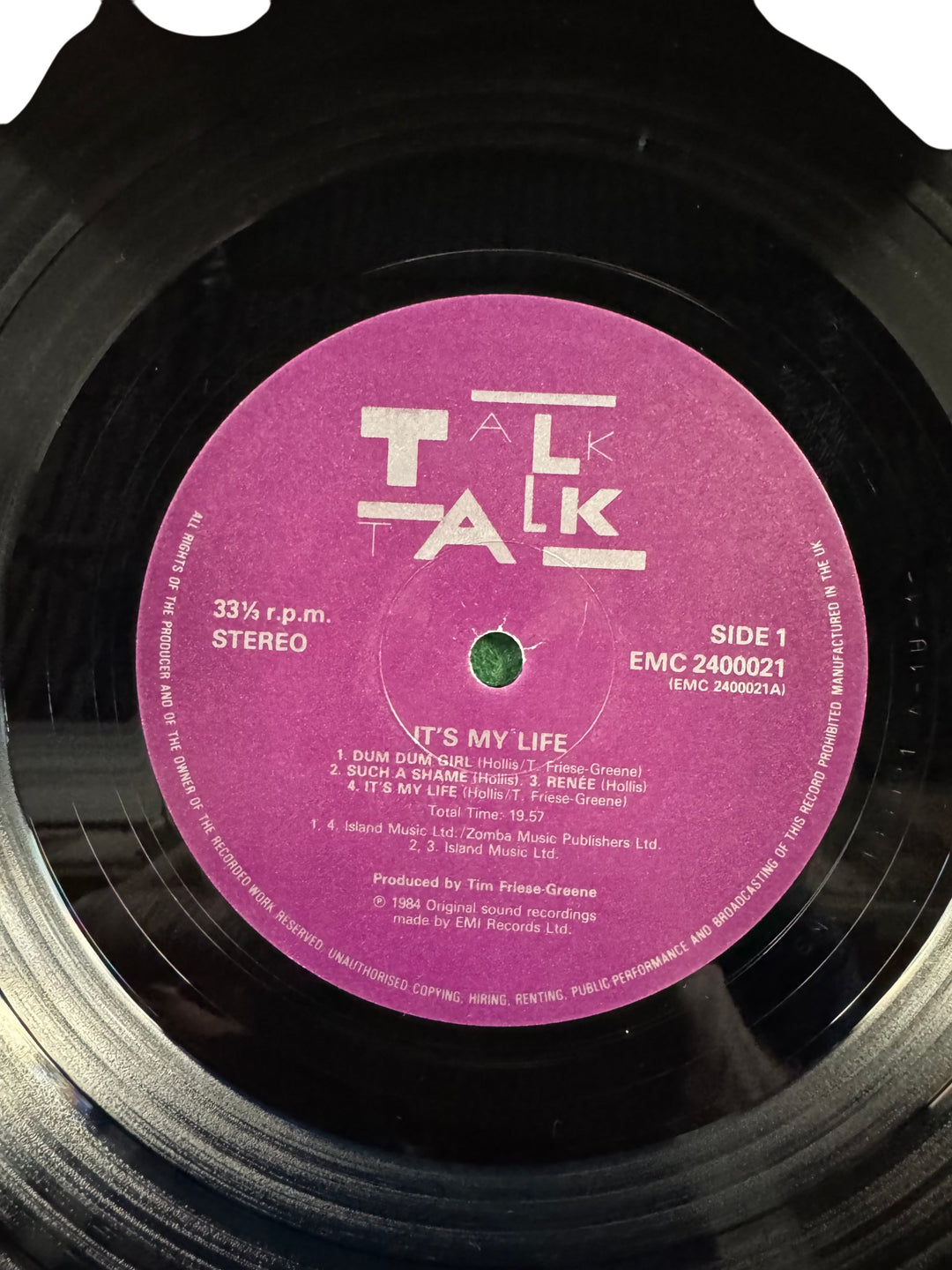 Talk Talk It's My Life Vinyl Record - Think Vintage