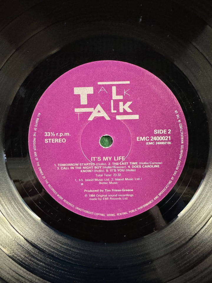 Talk Talk It's My Life Vinyl Record - Think Vintage