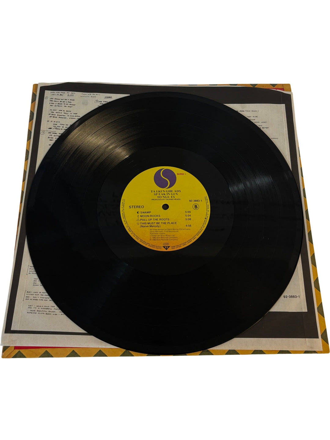 Talking Heads Speaking in Tongues Vinyl LP - NM/Mint - Think Vintage ltd