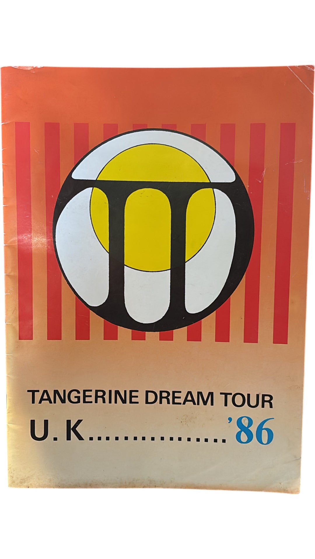 Tangerine Dream UK Tour 1986 Programme Collectable Memorabilia - Think Vintage Online Ltd