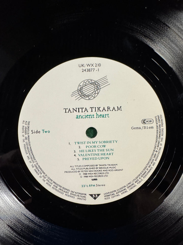 Tanita Tikaram Ancient Heart Vinyl Record - Think Vintage