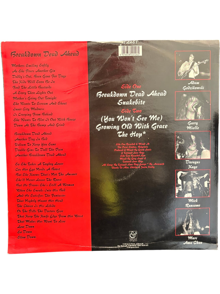 Tattooed Love Boys Breakdown Dead Ahead Vinyl - Good/Fair - Think Vintage ltd