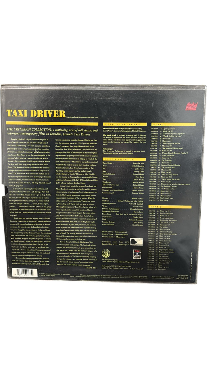 Taxi Driver The Criterion Collection Moviedisc - Think Vintage ltd