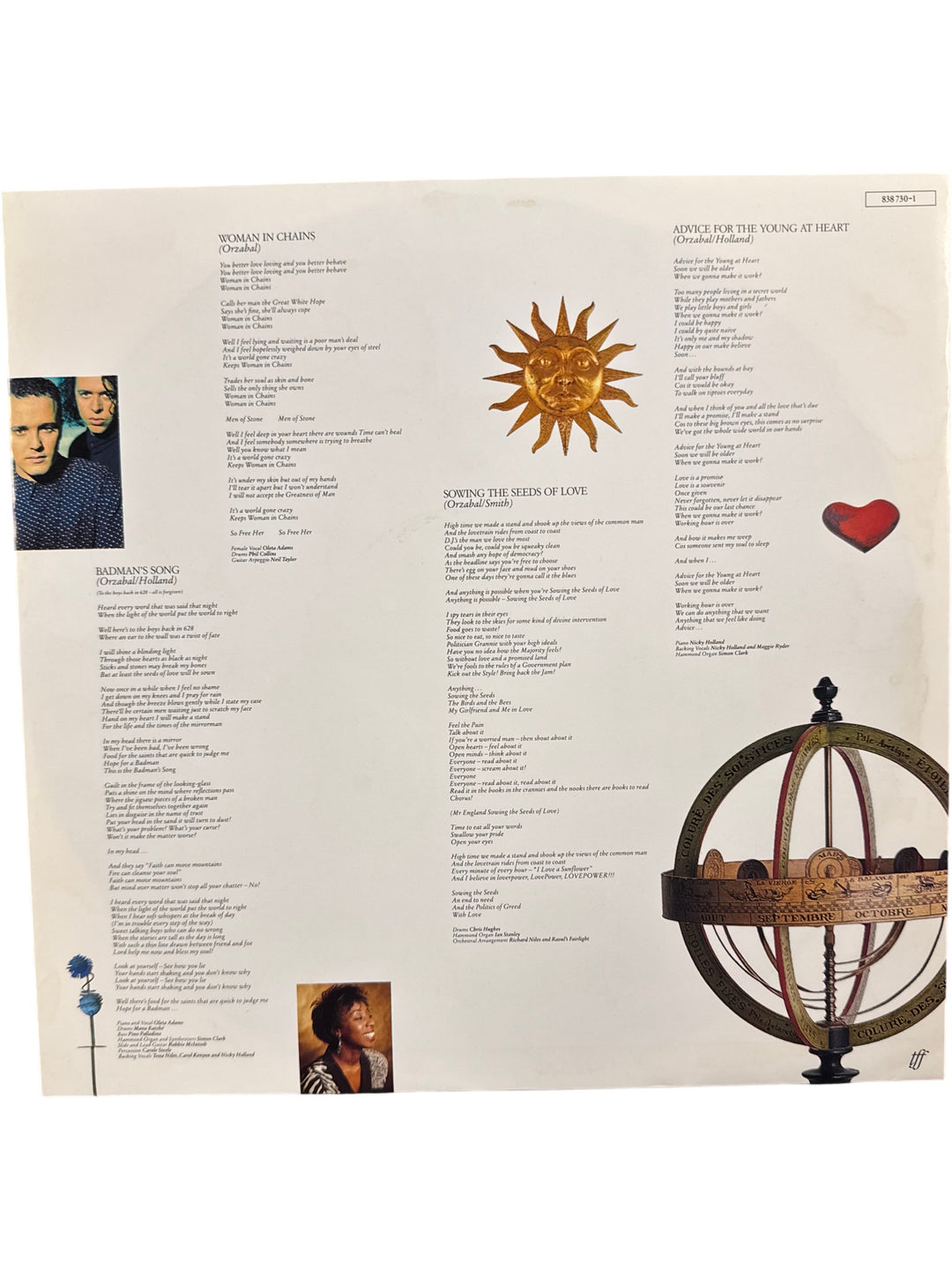 Tears for Fears The Seeds of Love Vinyl Album - Think Vintage