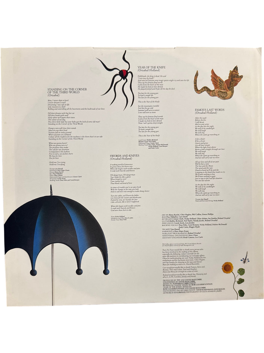 Tears for Fears The Seeds of Love Vinyl Album - Think Vintage