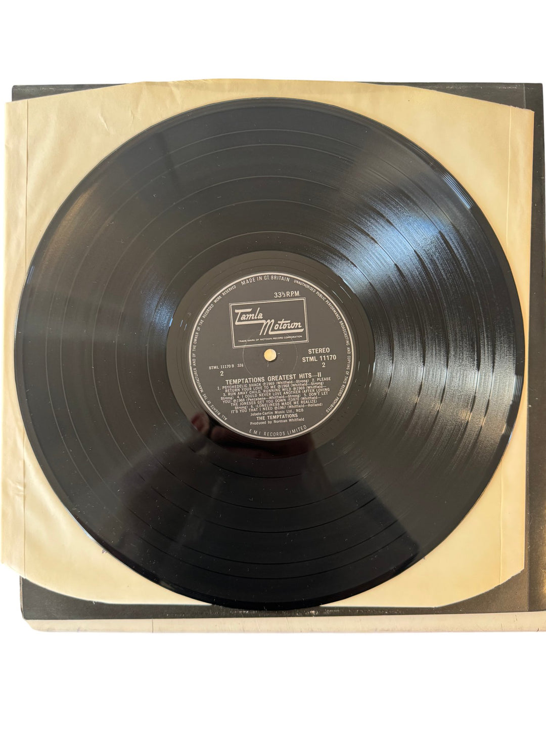 Temptations Greatest Hits II Vinyl - Very Good - Think Vintage ltd