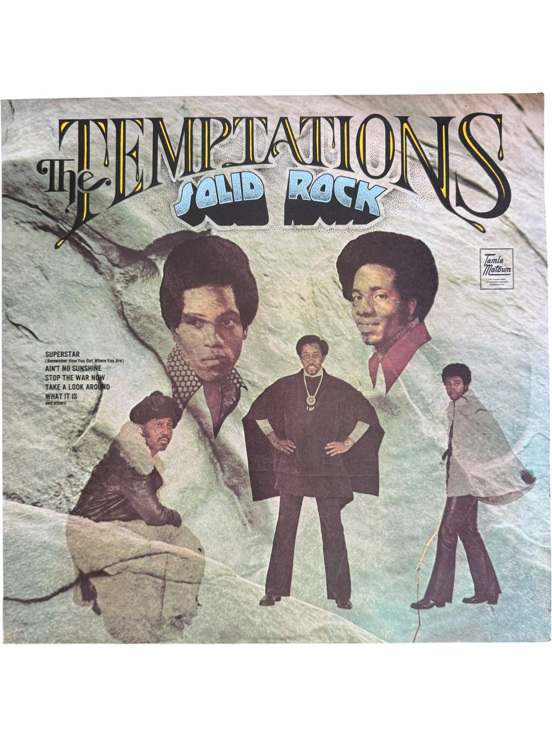 Temptations Solid Rock Vinyl Album 1971 - Very Good - Think Vintage ltd