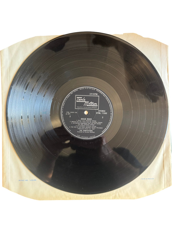 Temptations Solid Rock Vinyl Album 1971 - Very Good - Think Vintage ltd