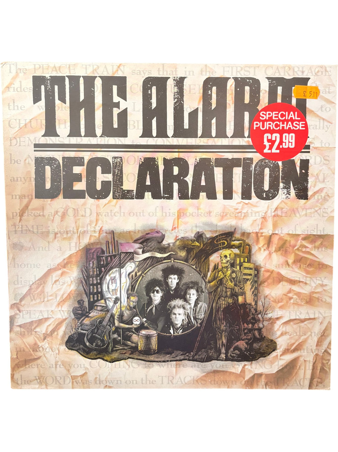 The Alarm Declaration Vinyl Record - Fair - Think Vintage ltd
