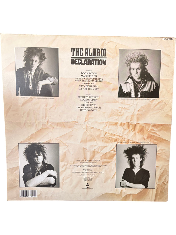 The Alarm Declaration Vinyl Record - Fair - Think Vintage ltd