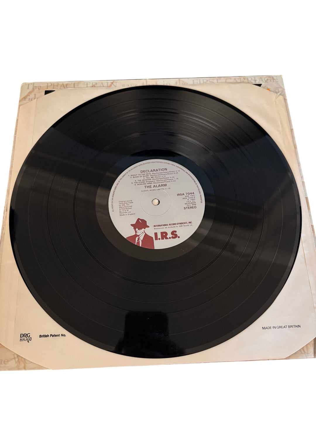 The Alarm Declaration Vinyl Record - Fair - Think Vintage ltd