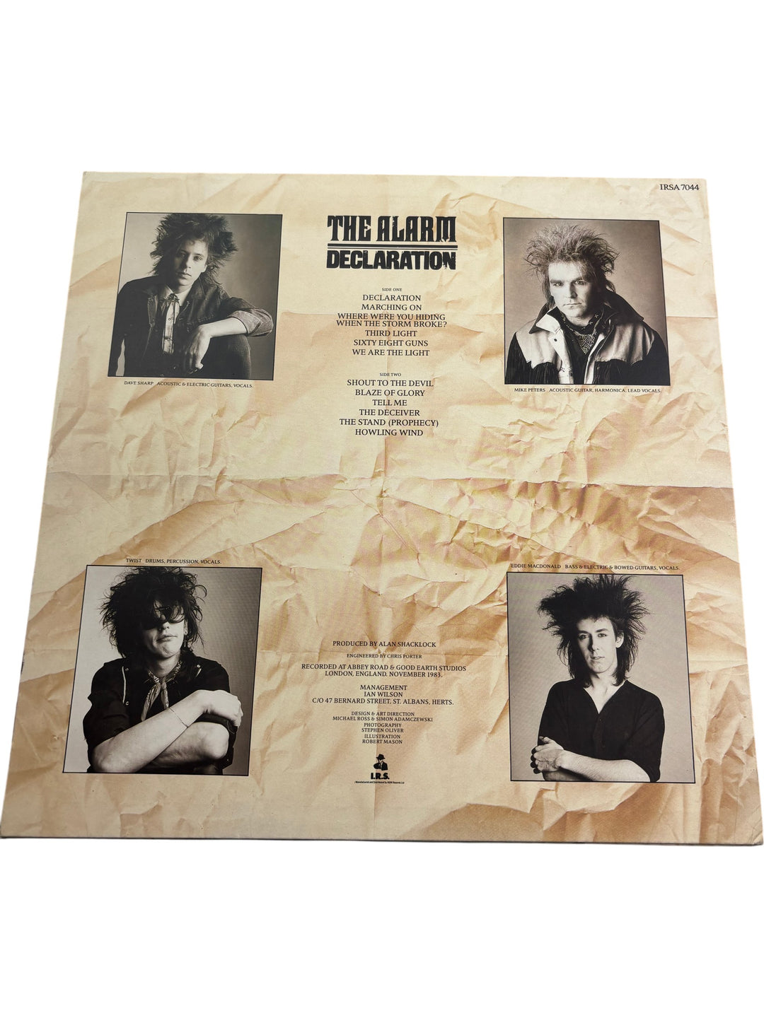 The Alarm Declaration Vinyl Record - Think Vintage