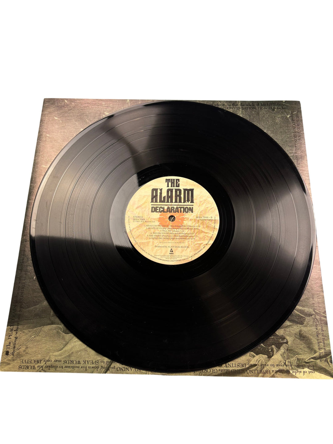 The Alarm Declaration Vinyl Record - Think Vintage