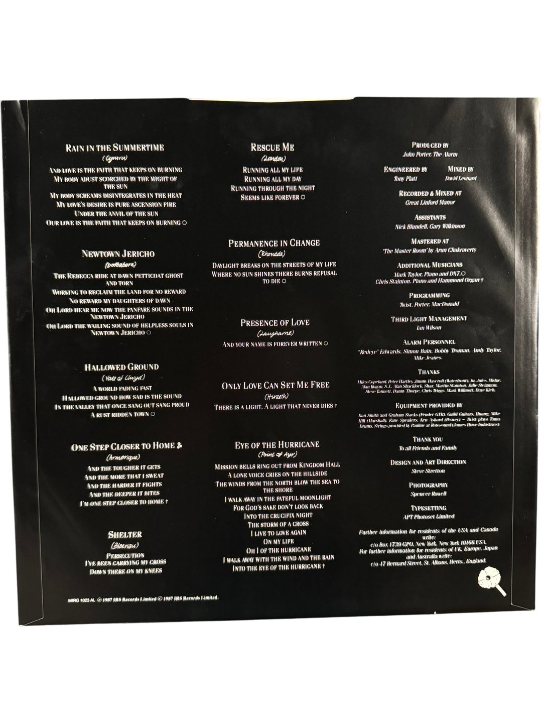 The Alarm Eye Of The Hurricane Vinyl Record - Think Vintage