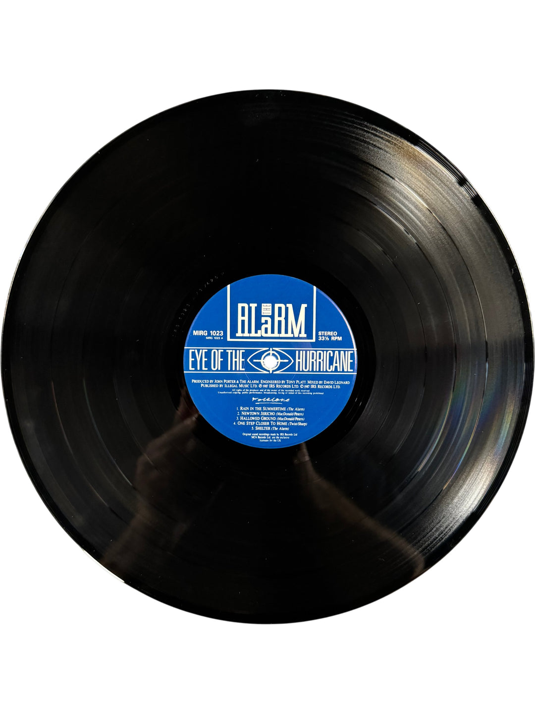 The Alarm Eye Of The Hurricane Vinyl Record - Think Vintage
