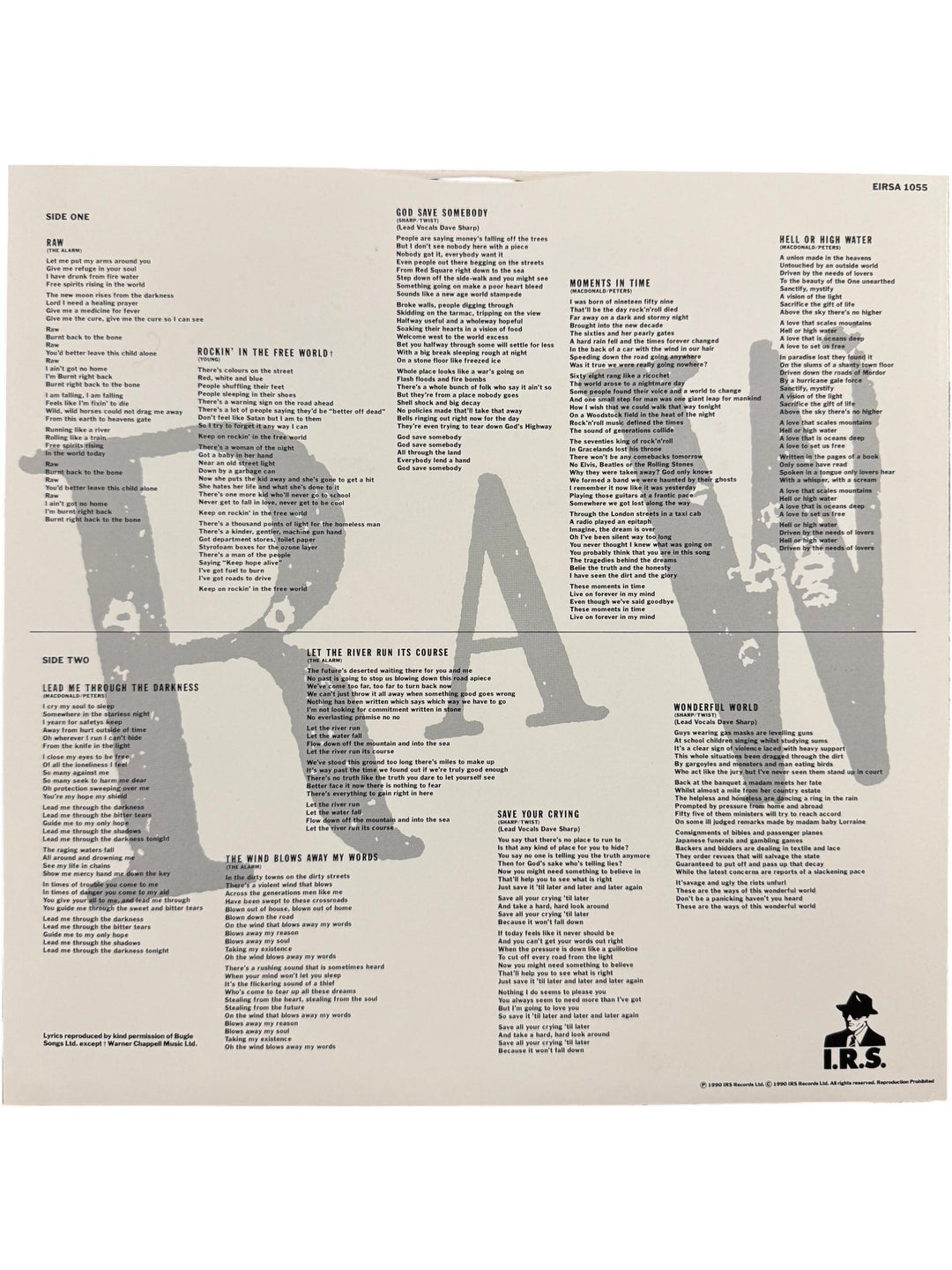 The Alarm Raw 1991 Vinyl Album - Think Vintage ltd