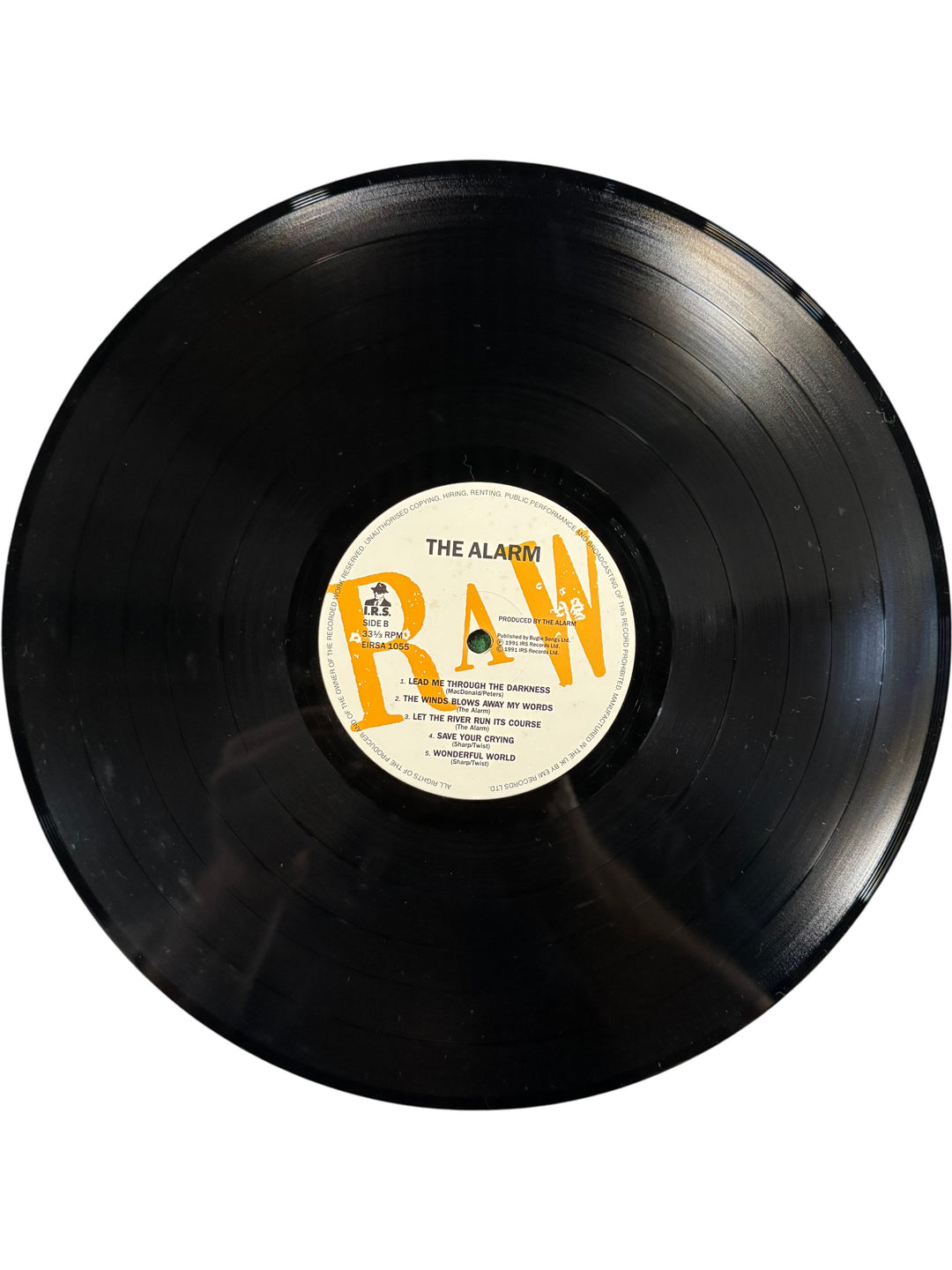 The Alarm Raw 1991 Vinyl Album - Think Vintage ltd