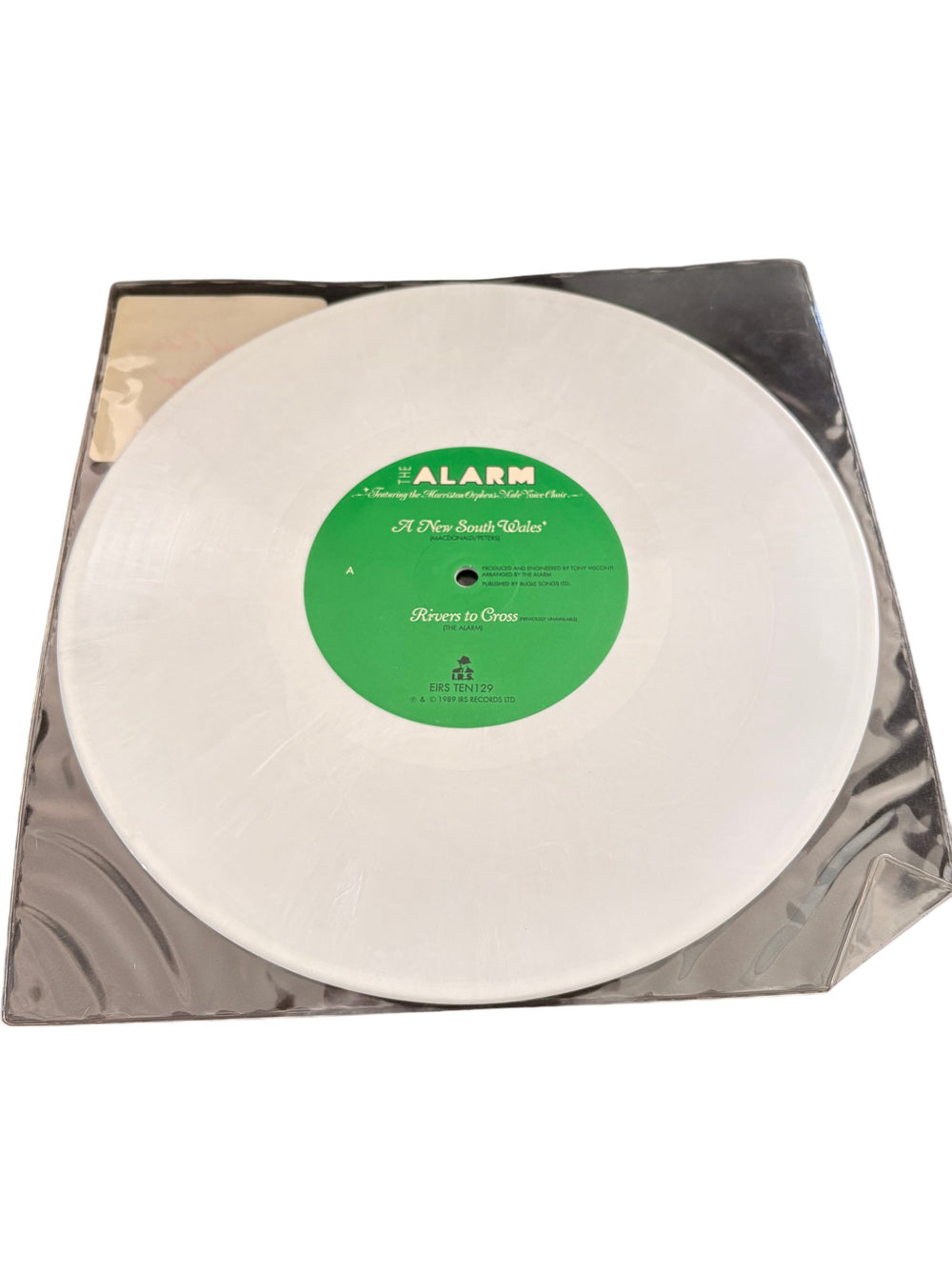 The Alarm White Vinyl Record - Good - Think Vintage ltd