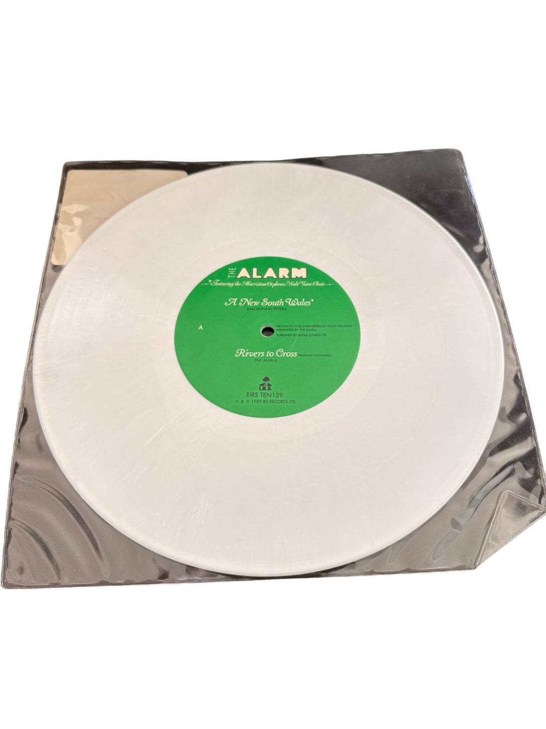 The Alarm White Vinyl Record - Good - Think Vintage ltd