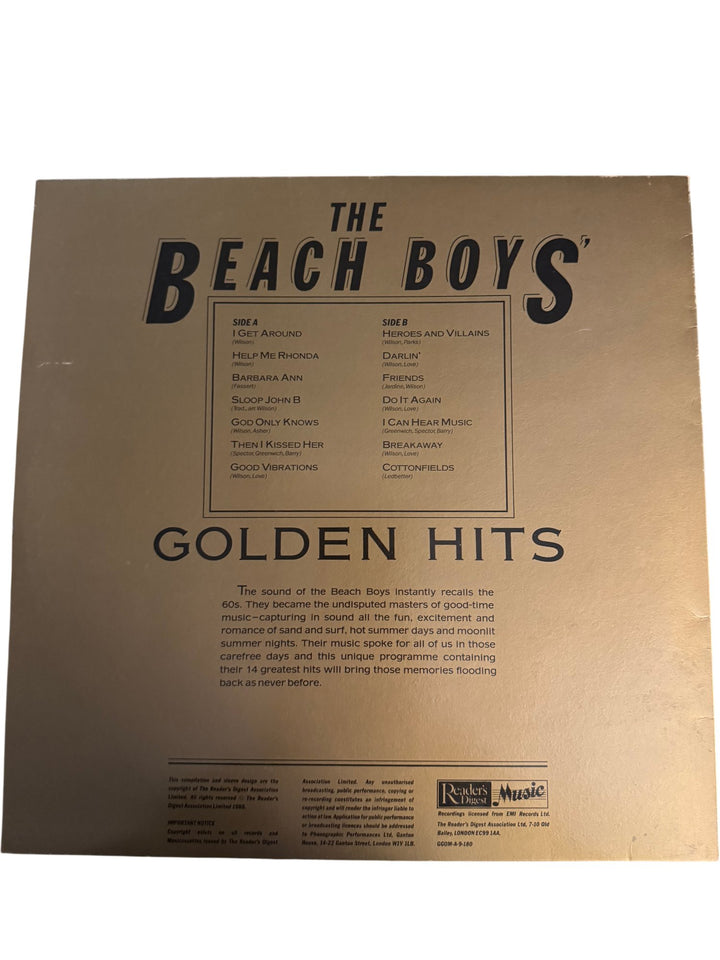 The Beach Boys Golden Hits Vinyl - Good - Think Vintage ltd