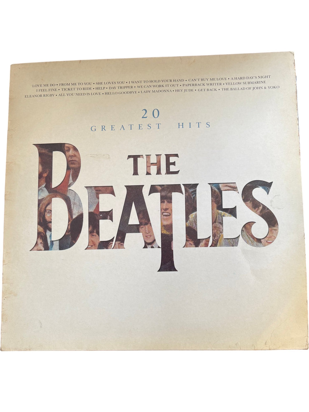 The Beatles 20 Greatest Hits LP - Fair - Think Vintage ltd