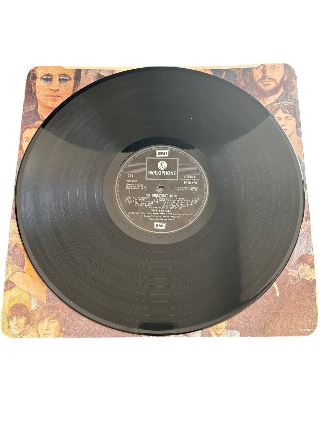The Beatles 20 Greatest Hits LP - Fair - Think Vintage ltd