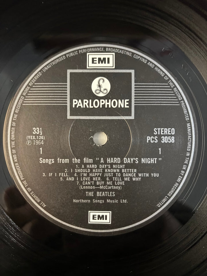 The Beatles A Hard Day's Night Vinyl Album - NM/Mint - Think Vintage ltd