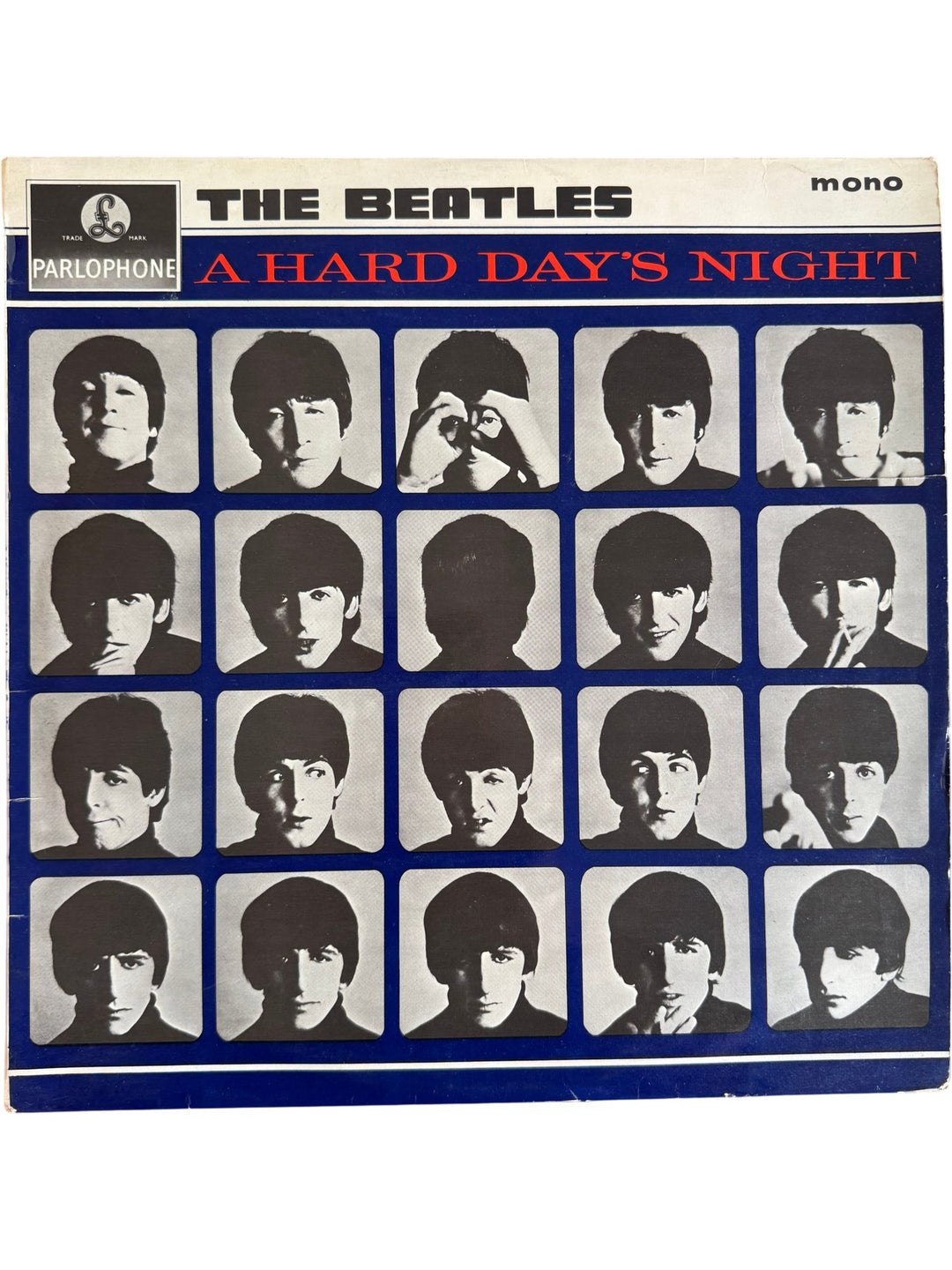 The Beatles A Hard Day's Night Vinyl Record - Fair - Think Vintage ltd