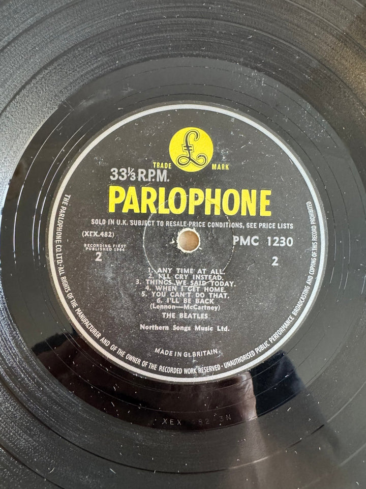 The Beatles A Hard Day's Night Vinyl Record - Fair - Think Vintage ltd