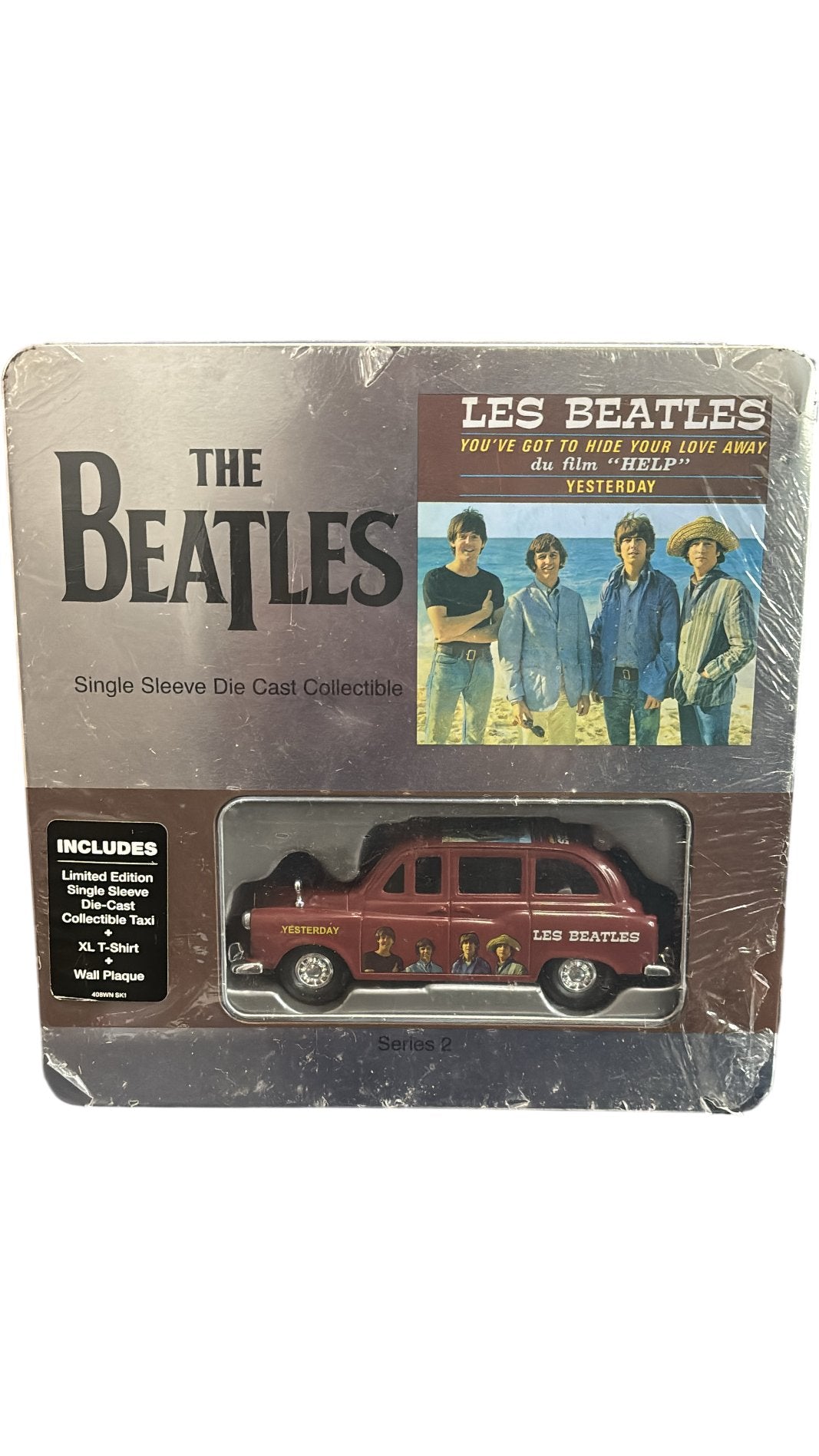 The Beatles Limited Edition Die-Cast Collectible Taxi T-Shirt Set - Think Vintage ltd