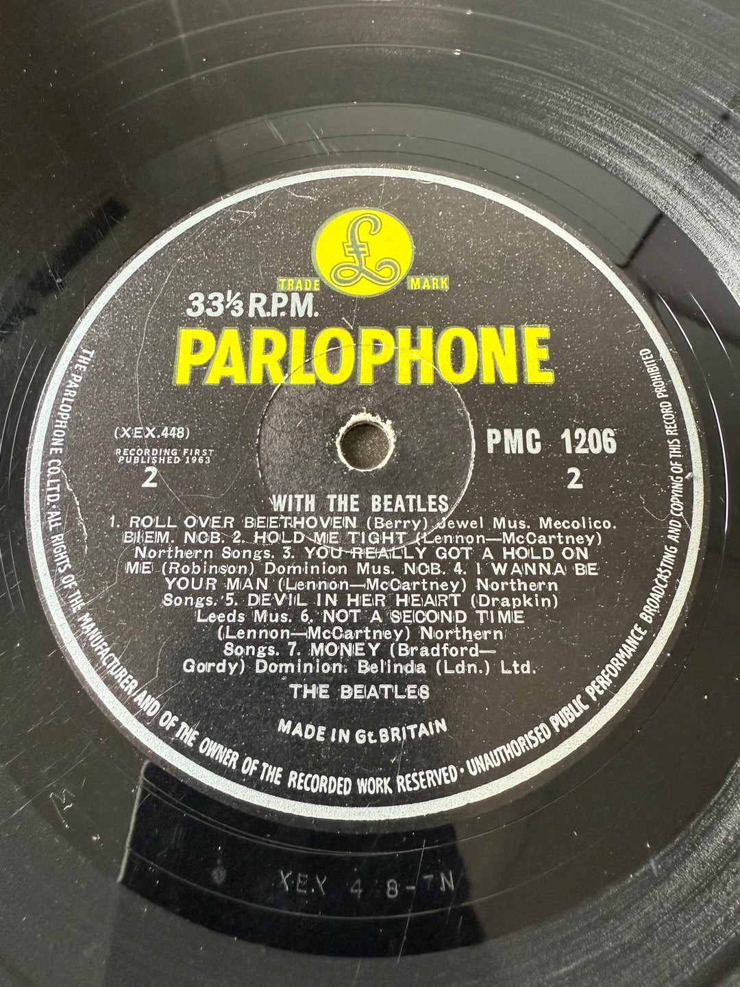 The Beatles 'With The Beatles' Vinyl Album - Think Vintage