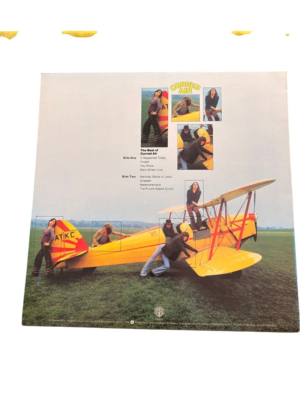 The Best Of Curved Air Vinyl Record - Good - Think Vintage ltd