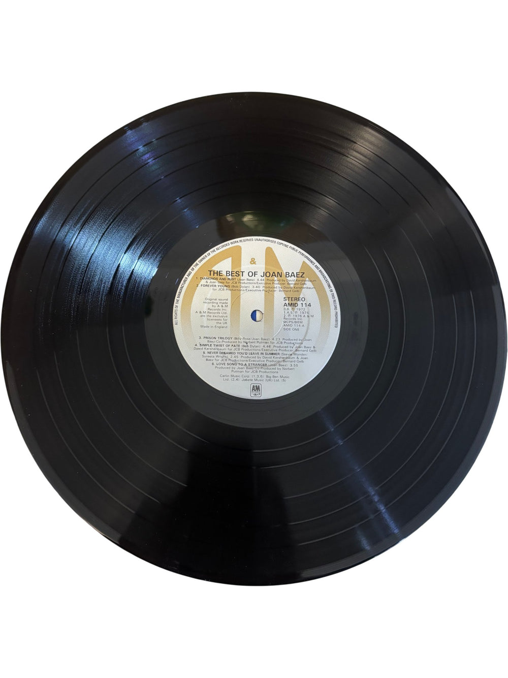 The Best Of Joan Baez Vinyl Record - Good - Think Vintage ltd