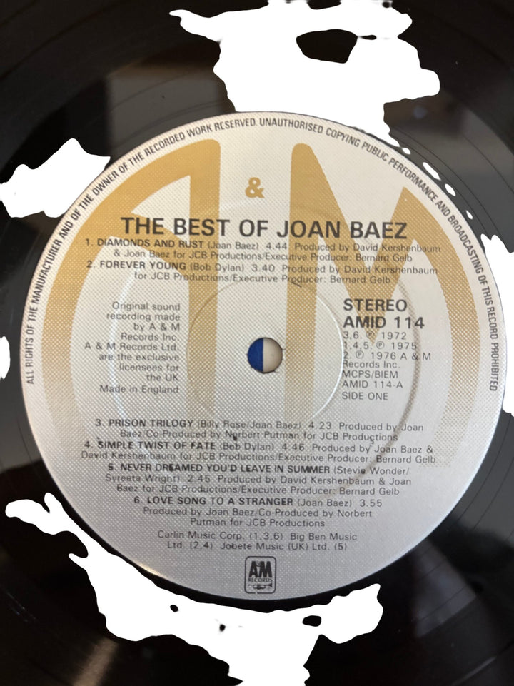 The Best Of Joan Baez Vinyl Record - Good - Think Vintage ltd