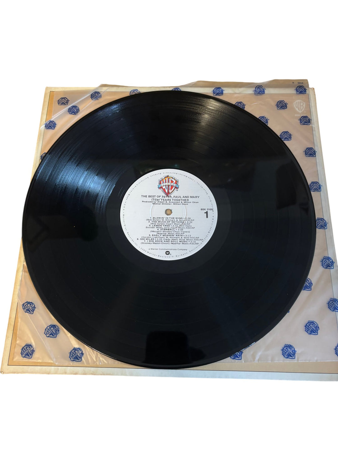 The Best Of Peter Paul And Mary Vinyl - Good - Think Vintage ltd