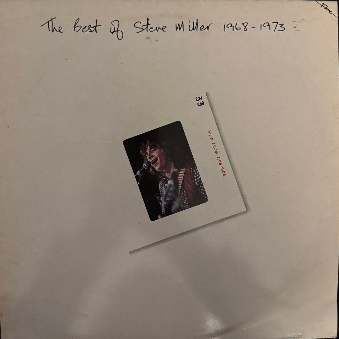 The Best Of Steve Miller 1968-1973 Vinyl Record - Good - Think Vintage ltd