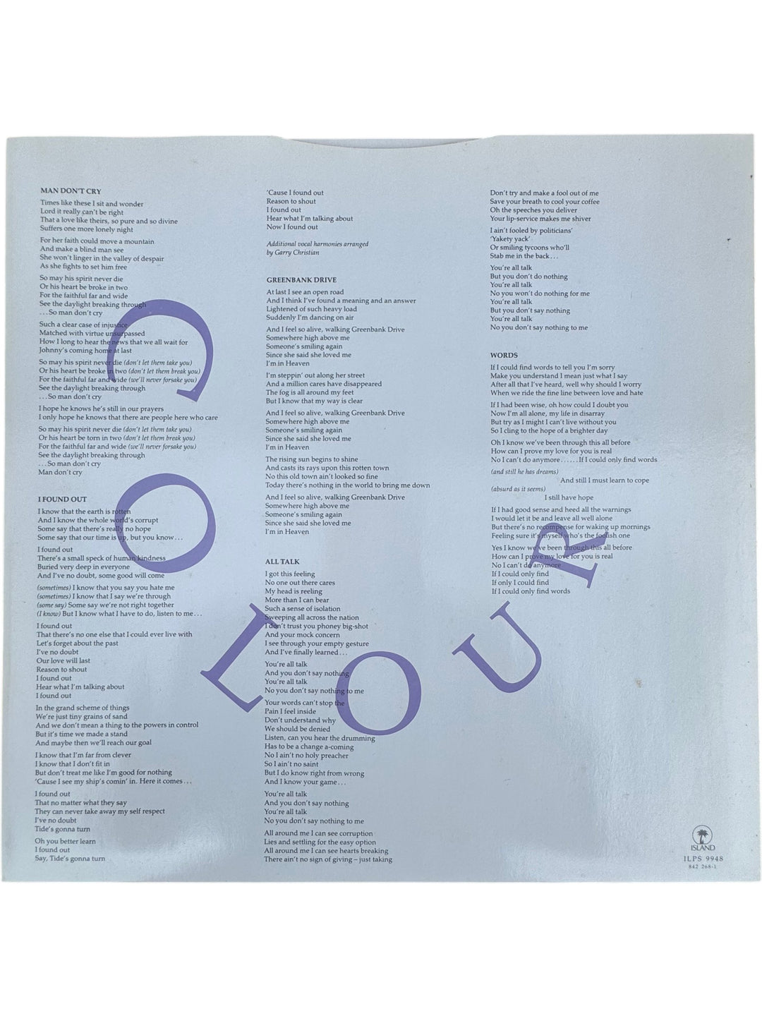 The Christians Colour Vinyl Record - Think Vintage Online Ltd