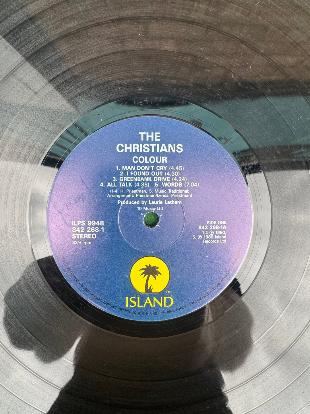 The Christians Colour Vinyl Record - Think Vintage Online Ltd