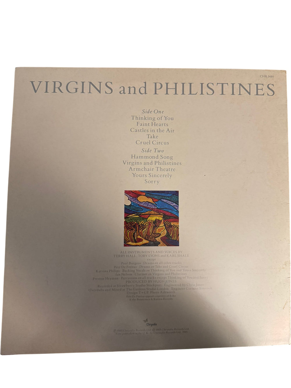 The Colour Field Vinyl Record Virgins and Philistines - Good - Think Vintage ltd