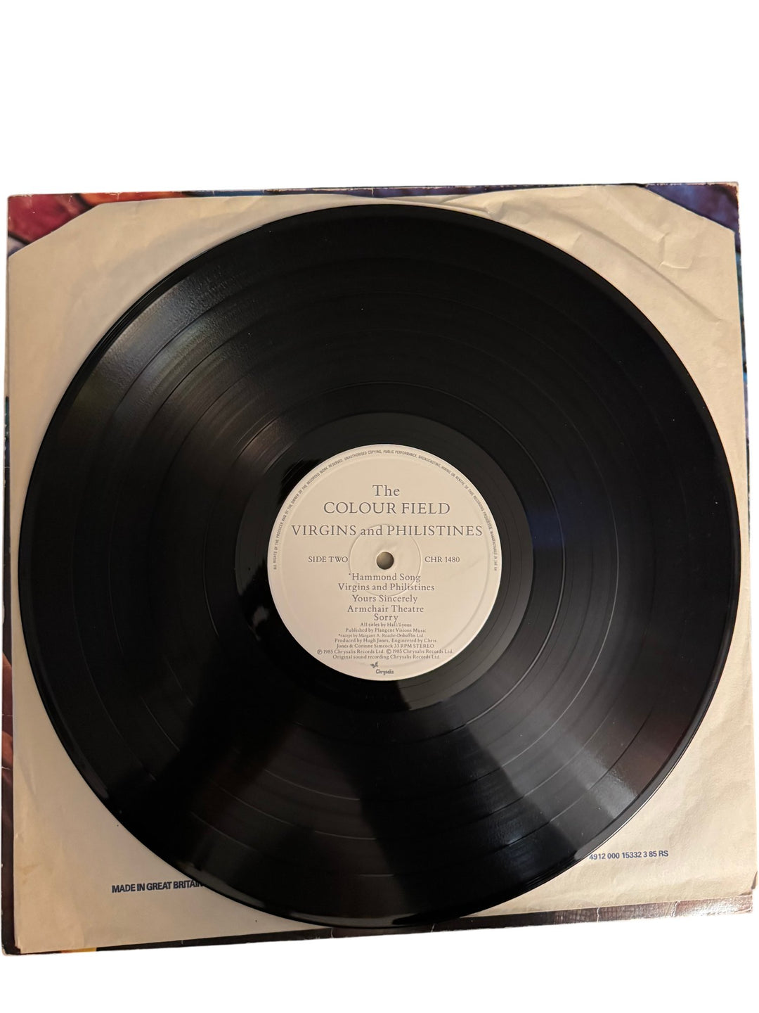 The Colour Field Vinyl Record Virgins and Philistines - Good - Think Vintage ltd